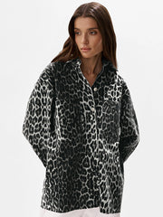 Black Leopard Print Shirt