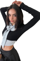 Preppy Style Crop Top