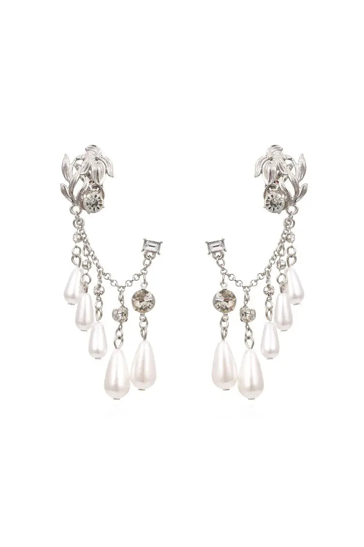 Peyton Vintage Pearl Ear Clip - Catchall