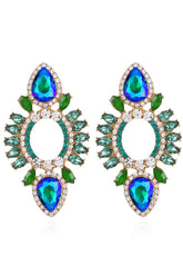 Phoenix Blue Rhinestone Earrings - Catchall