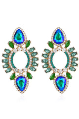 Phoenix Blue Rhinestone Earrings - Catchall