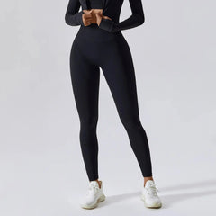 Aesthetic High-Waist Fitness Leggings