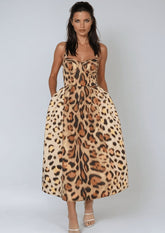Animal Print Leopard Dress