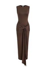 Elegant Sleeveless Maxi Dress
