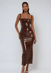 Brown Maxi Dress