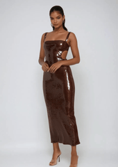 Brown Maxi Dress