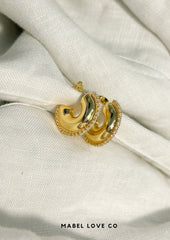 Chunky Zircon Earrings