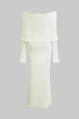 Cover-Up Off-Shoulder Maxi Dress