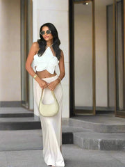 crochet flower halter top