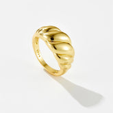 Croissant Dome Rings
