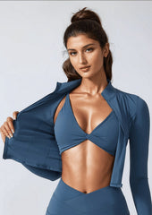 Crop Top Yoga Jacket