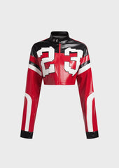 Cropped Varsity Jacket