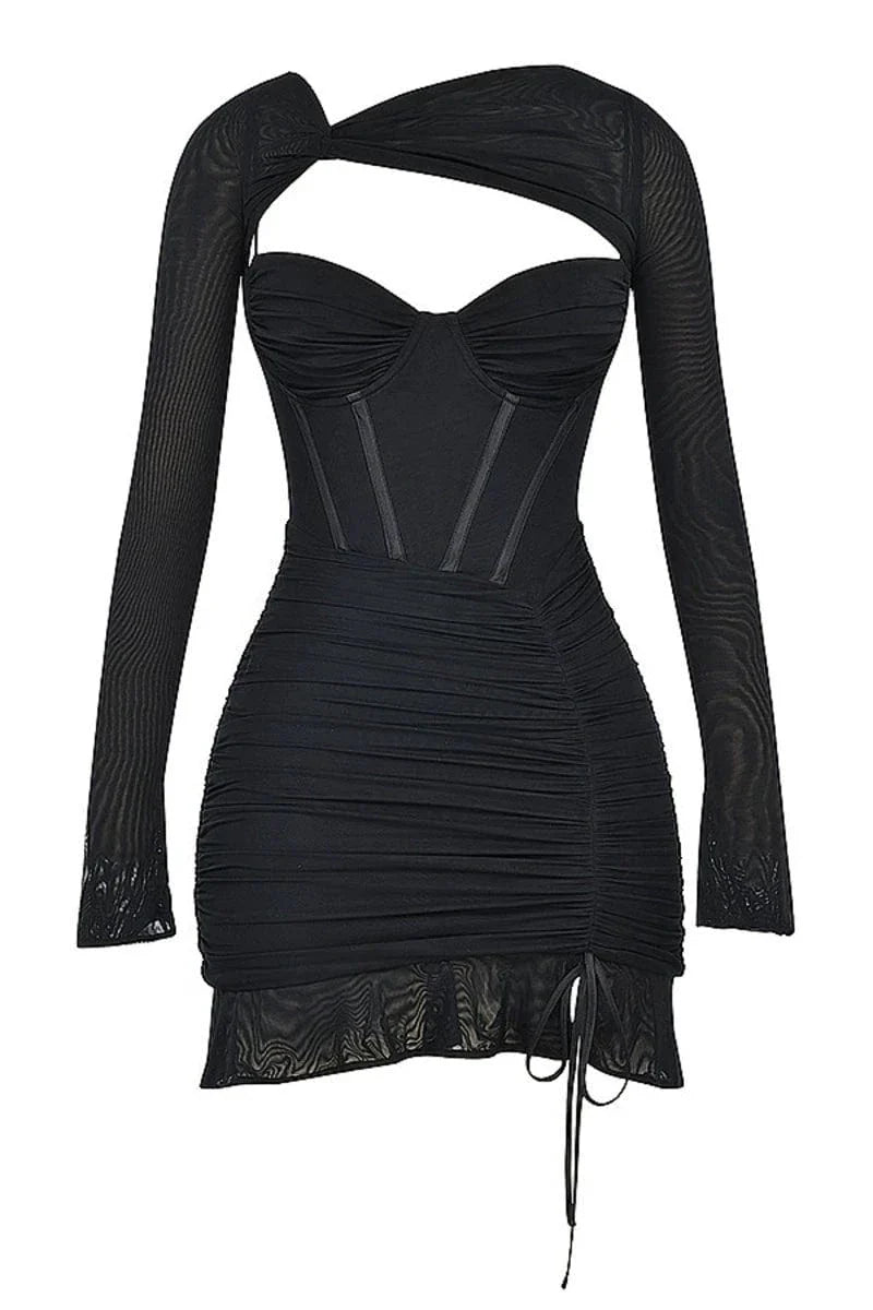 green plus size mini dress Plus Size Green Sequin Round Neck Mini Dress