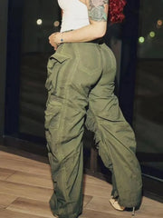 Dark Green Cargo Pants