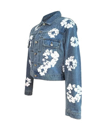 Denim and Flower jacket