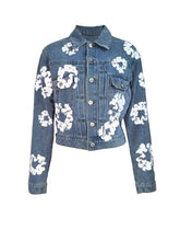 Denim and Flower jacket