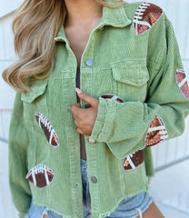 Denim Jacket Corduroy Collar