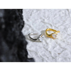 Diamond Clip Earrings