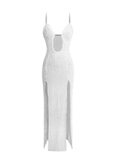 Double Slit Maxi Dress