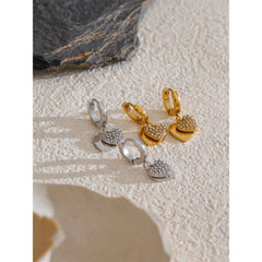 Dreamy Heart Dangle Earrings