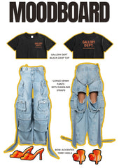 Gallery Dept Black Crop Top