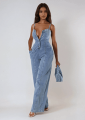 Glamour Denim Jumpsuit