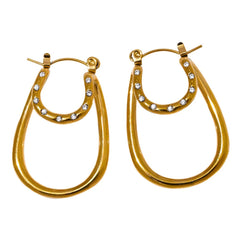 Glitz Hoop Earrings