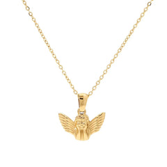 Gold Angel Wing Necklace