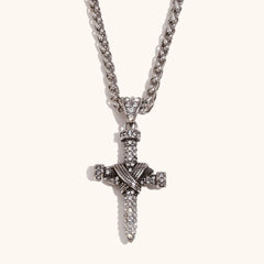 Guardian's Glory Cross Necklace