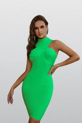 Hallie Green Bandage Bodycon Dress - Catchall
