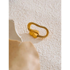 Heart Chain Ring