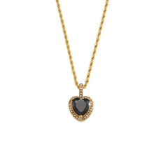 Heart Gemstone Necklace