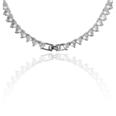 Heart Tennis Necklace