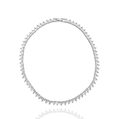 Heart Tennis Necklace