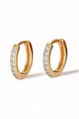 Huggie Hoop Gold Earrings