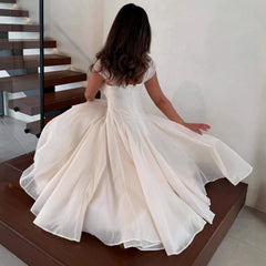 Fitted Square-Necked Long Dress