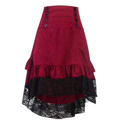 Knotted Patchwork Midi Dress