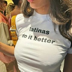 Latinas Do It Better Baby Tee