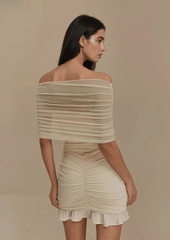 Mesh Off-Shoulder Dresses