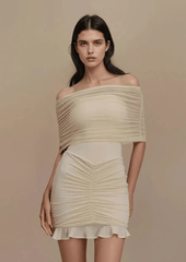 Mesh Off-Shoulder Dresses