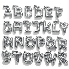 Metallic Balloon Letter Charms