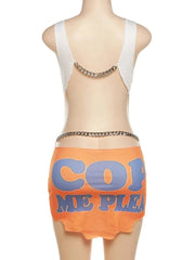 Most Hated Backless Mini Dress