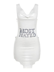 Most Hated Backless Mini Dress