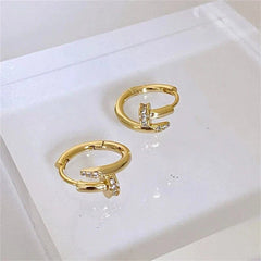 Nail-Inspired Hoop Earrings