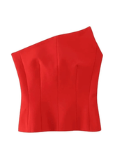 One-Shoulder Corset Top