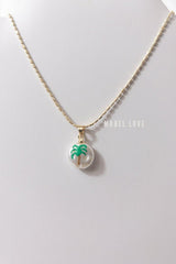 Palm Pendant Necklace