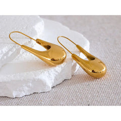 Paperclip Hoop Earrings