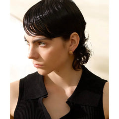 Parallel Band Hoop Earrings