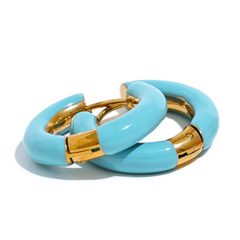 Pastel Hoop Earrings