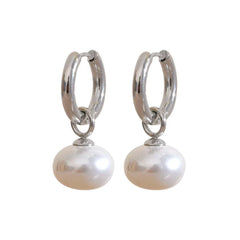 Pearl Halo Drop Earrings